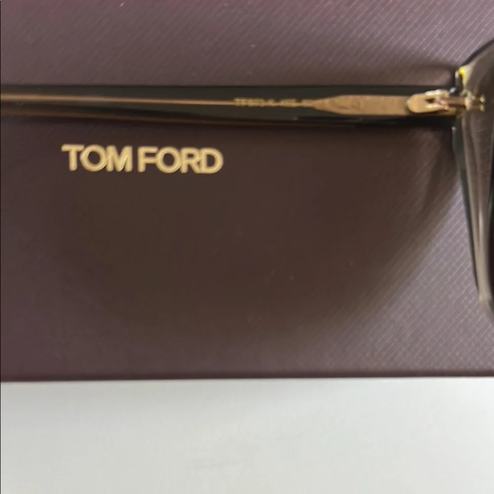 Tom Ford Women's Black and Brown Sunglasses